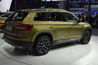 颜值秒杀同级 斯柯达中型SUV柯迪亚克7座顶配版实拍