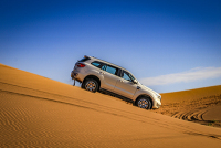 美系硬派SUV开过就爱上！大梁、四驱、大7座教授在沙漠各种浪~