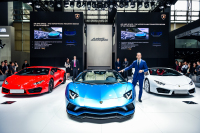 兰博基尼携Aventador S敞篷版震撼登陆2017广州国际车展 上演中国首秀