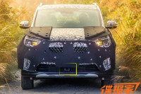采用新车标 长安欧尚中大型SUV路试谍照
