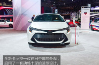 采用TNGA架构 纽约车展体验丰田卡罗拉