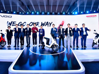 Honda中国研发的首款锂电池电动摩托车V-GO正式发布