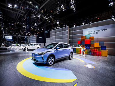 补贴后预售价13.98万元起 几何首款纯电SUV几何C深圳首发亮相